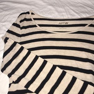 Long sleeve scoop neck top